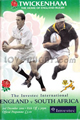 England v South Africa 2000 rugby  Programmes